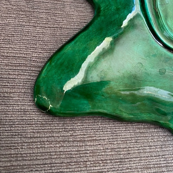 Vintage Set of 2 Hobbyist Christmas Tree dishes/platters - Picture 6 of 9